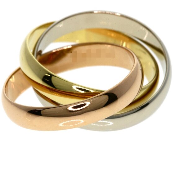 CARTIER 18k Pink Trinity Ring #48 - Picture 7 of 9